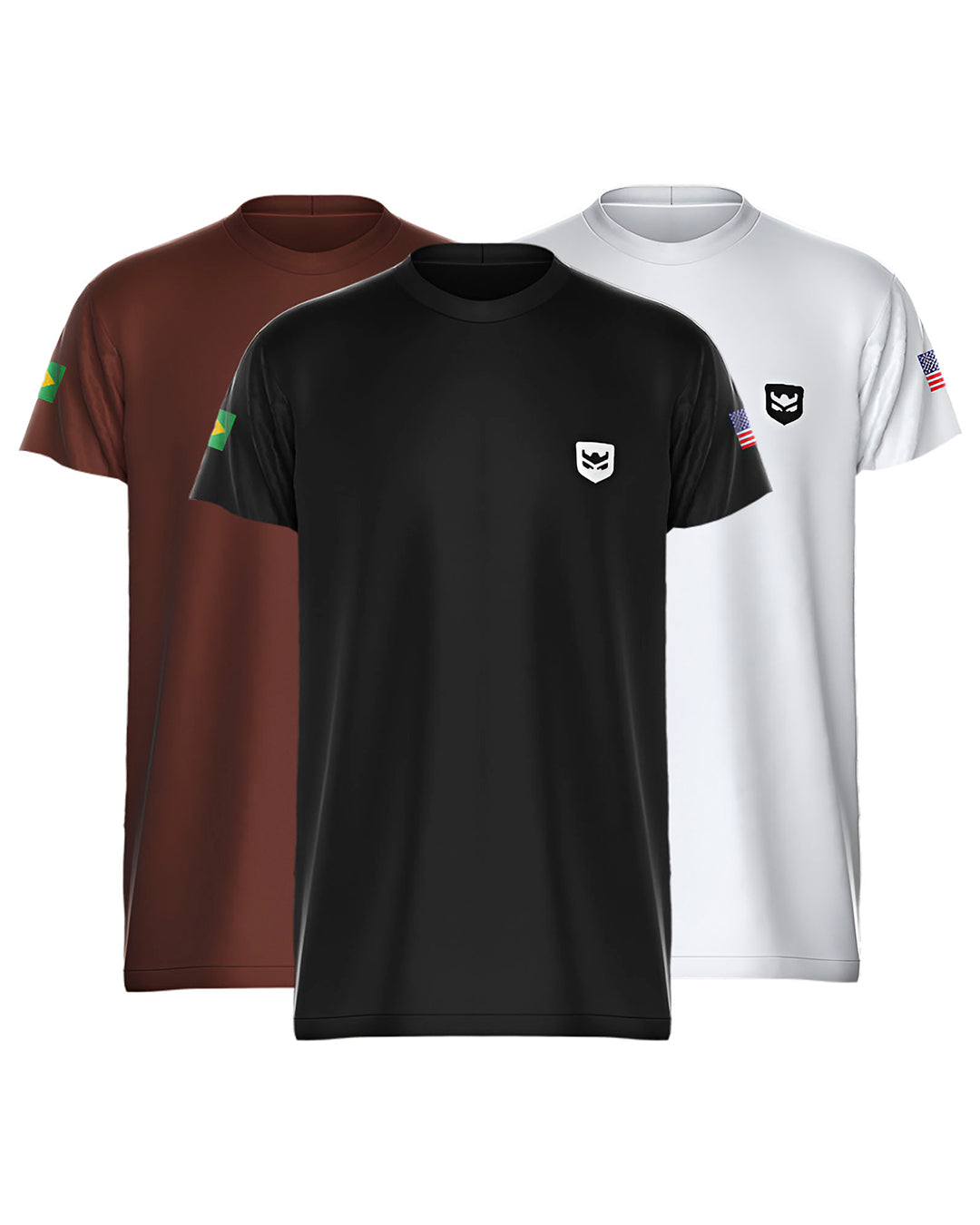 Combo 3 Camisetas Básicas Westew em Algodão Cotton