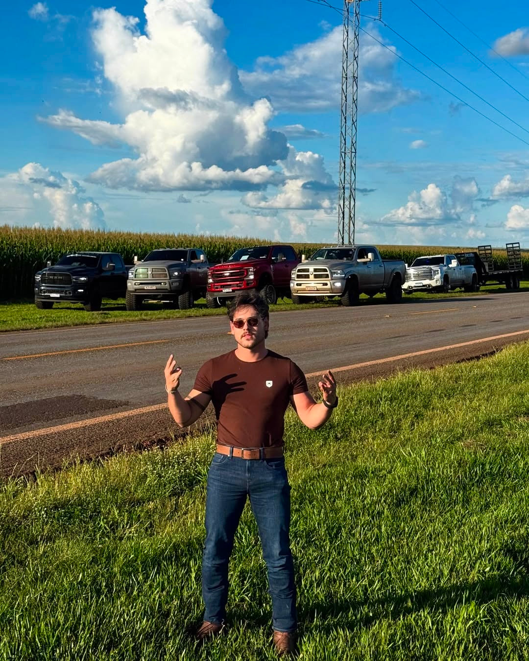 Camiseta Básica Westew em Algodão Cotton – Marrom